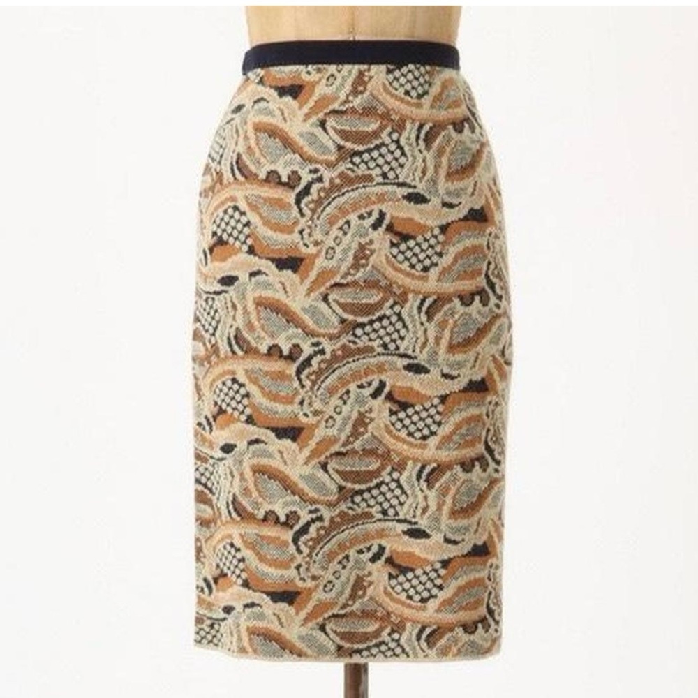 Anthropologie Knit Pencil Skirt